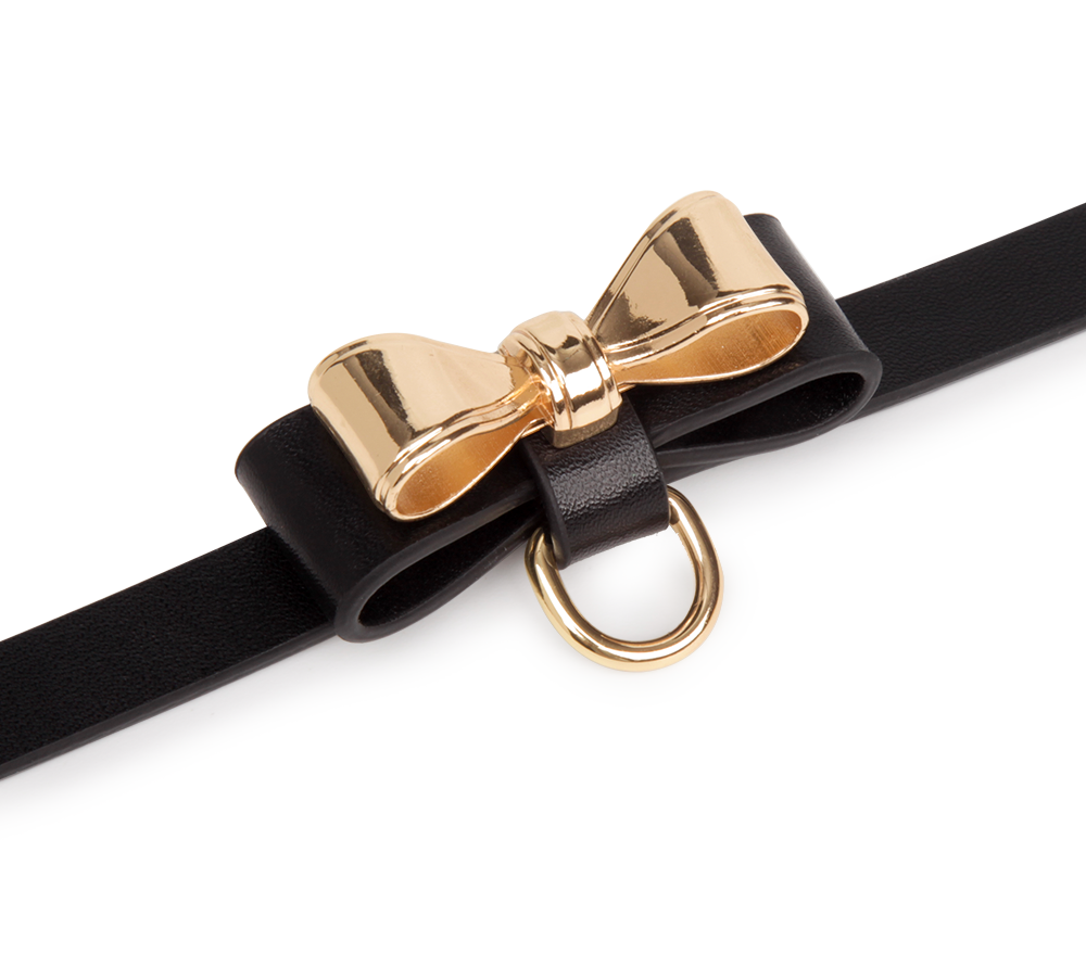 Butterfly-Night Black|Collar & Leash Set