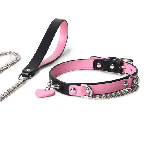 Dark Cupid｜Black Collar & Chain Restraint Set