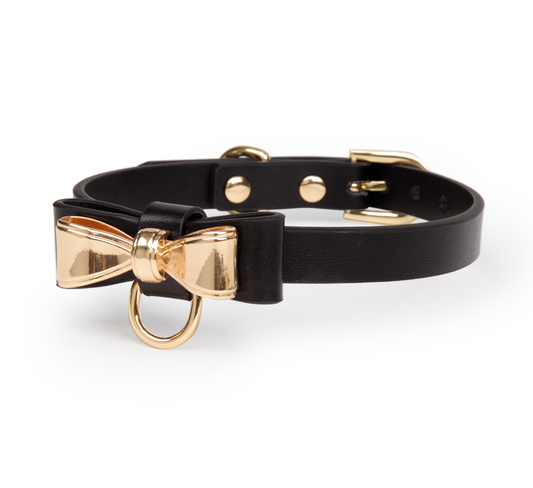 Butterfly-Night Black｜Collar & Leash Set